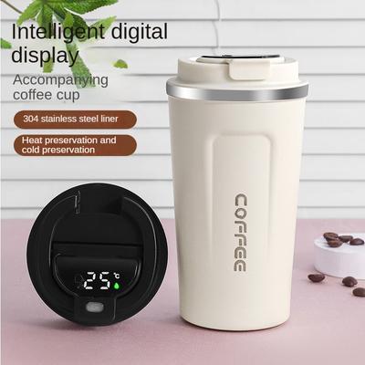 Thermos Bottle Smart Display Temperature 316 Stainless Steel Vacuum Cup Office Coffee Cup Business Portable Thermal Mug