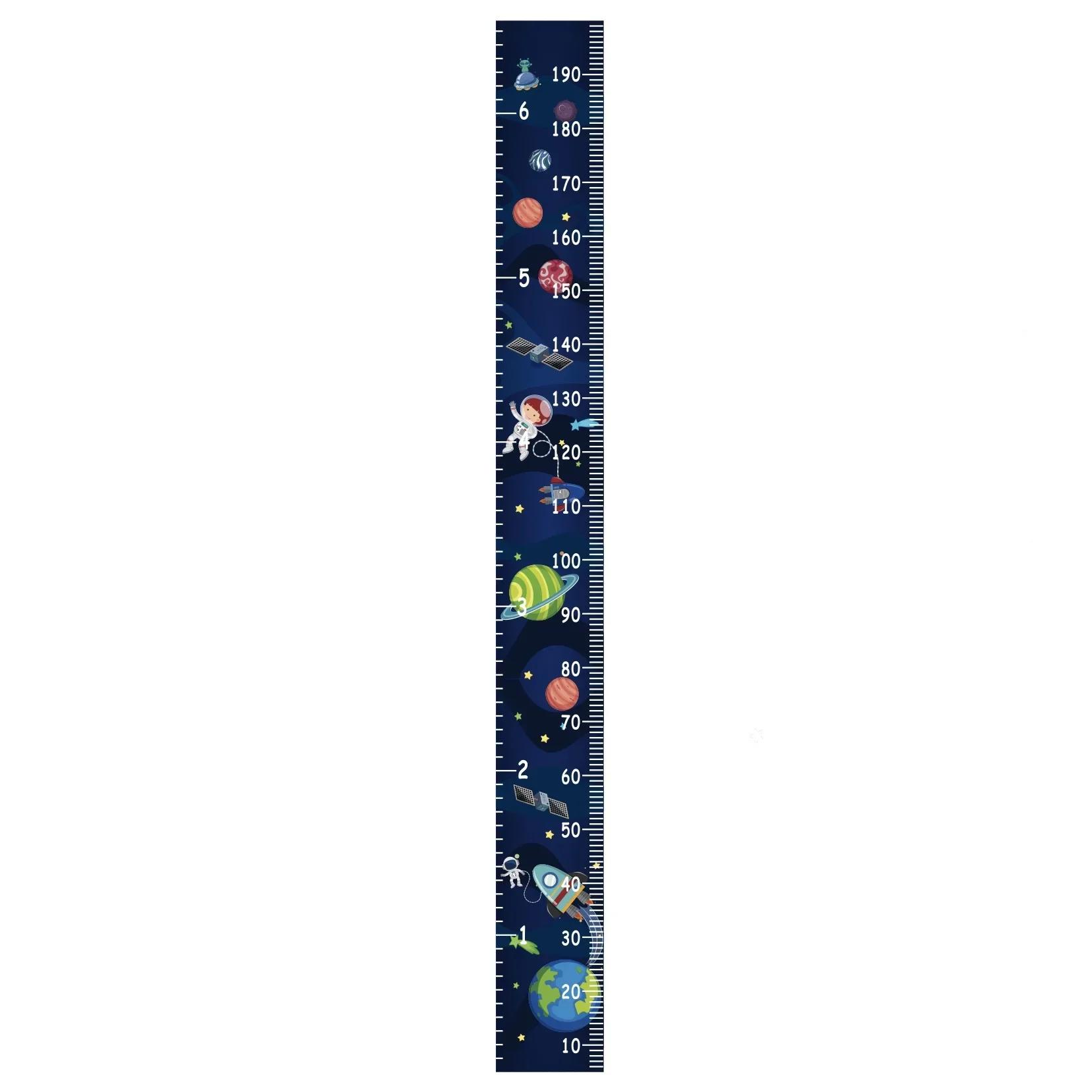 

Kids Height Growth Chart Dinosaur Space Ruler Measure Wall Chart Waterproof Hanging Ruler for Kids Toddler Wall Decor Removable