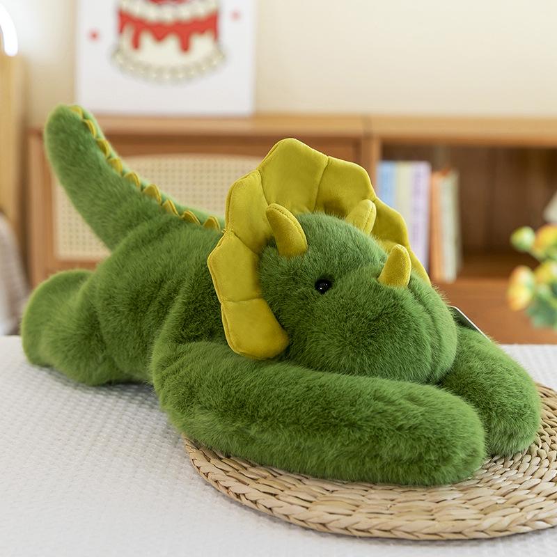 Soft Plush Pet Soothing Back Hug Doll - Cute Lying Pose, Perfect Birthday Gift