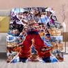 Dragon Ball Anime Flaneldecke - Weich Warm Perfekt für Sofa, Bettwäsche Camping Reise Büro Heimdekoration -QJY
