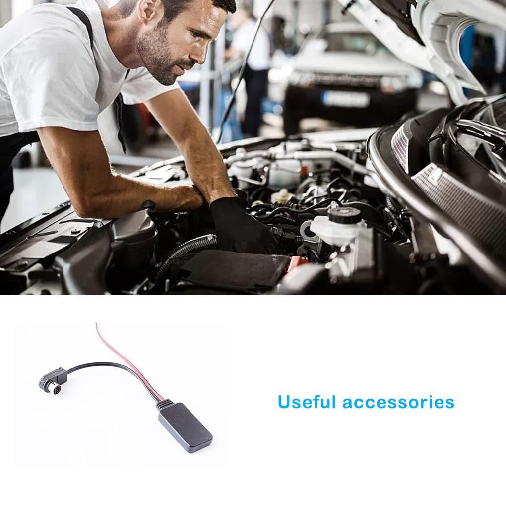 Car Bluetooth-compatible 4.0 Stereo Audio Cable Vehicle Auto AUX Adapter Professional Automobile Maintenance Spare
