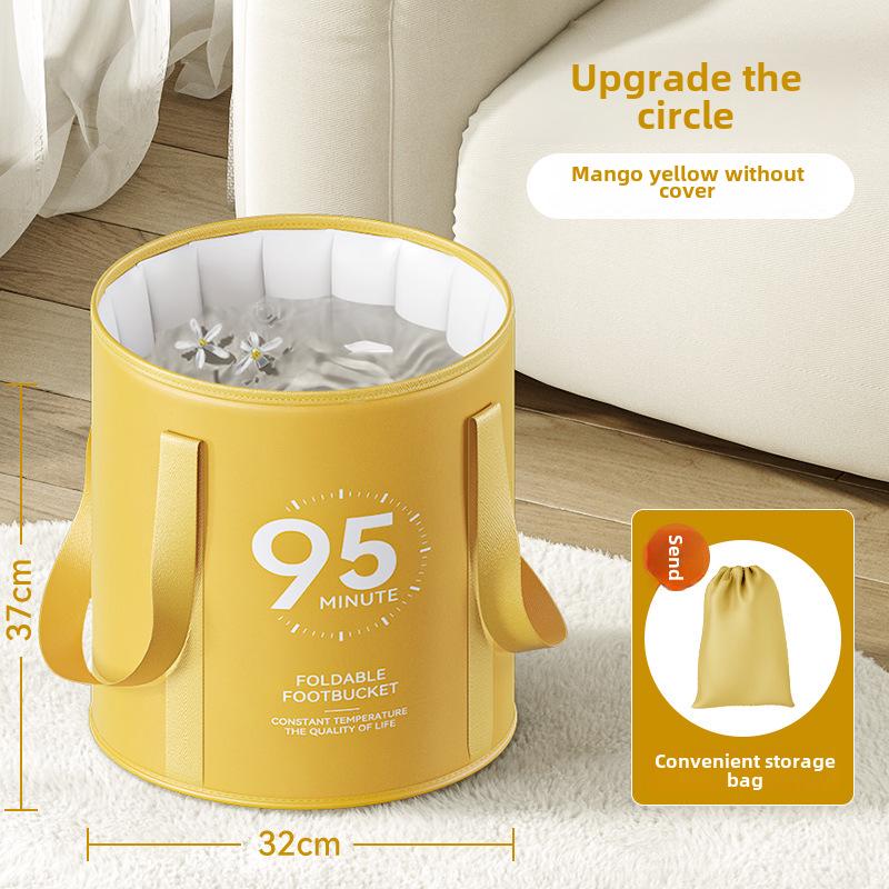 Portable Deep Foldable Foot Bath with Heat Retention and Constant Temperature