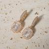 1 Pair Luxury Square Dangle Earrings for Women Zirconia Earring Jewelry Wedding Party Accessories