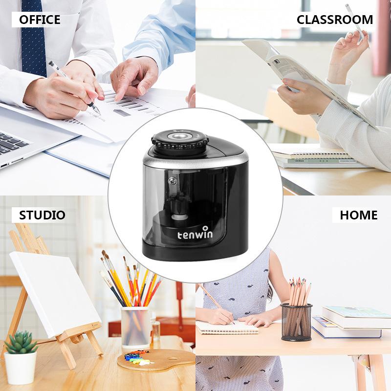 1pc Electric Pencil Sharpener, Creative Automatic Pencil Sharpener, Office Supplies (Battery Not Included)