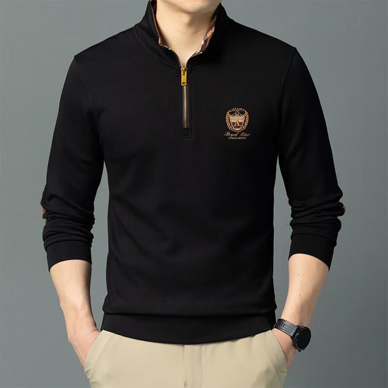 

G·TENNA Men s Half-Zip Stand Collar Sweatshirt D-HR8768 54