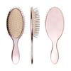 Hairbrush with End Suitable for Wet Dry Scalp Gold Electroplated Backing Cushion, Anti-Split & Anti-Static, Quick-Drying Design, & Hair,