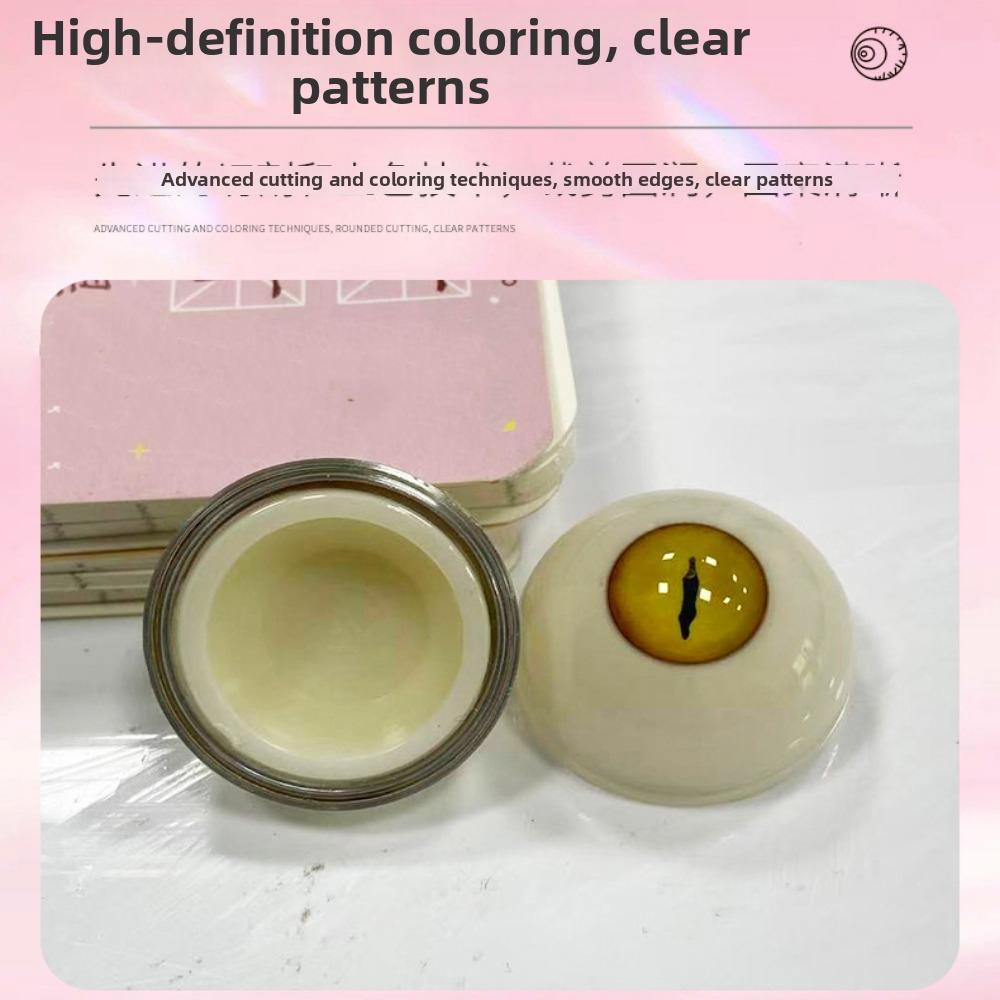 1pair 20mm Silicone Doll Simulation Eyeballs DIY Doll Making Crafts  For BJD Doll