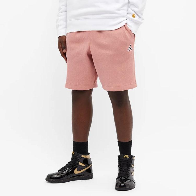 Jordan X Union Embroidered Logo Sports Shorts Men Bottoms Pomegranate-Pink CV1260-685