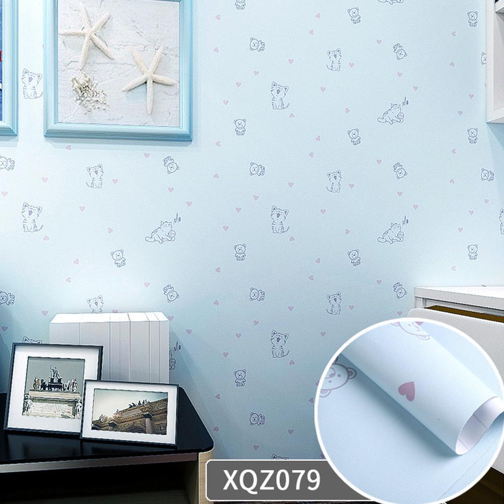 Cartoon Pattern Living Room Bedroom Self Adhesive Wallpapers Waterproof Oil Resistant Home Decoration Adhesive Wallpaper