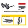 New Bendable Polarized Sunglasses with Strap for Newborn Baby Girls Boys 0-24 Months Flower Design