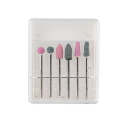 5 Arten 6 Stück Nagelbohrer Feilen Schleifkopf Set Elektrische Maniküre Pediküre Nagelkunst Werkzeuge