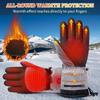 Vinter utomhussporter Värmande Vattentäta Handskar för Herr Skidor Motorcykelkörning Tjocka Varma Bomulls Hel-fingerhandskar