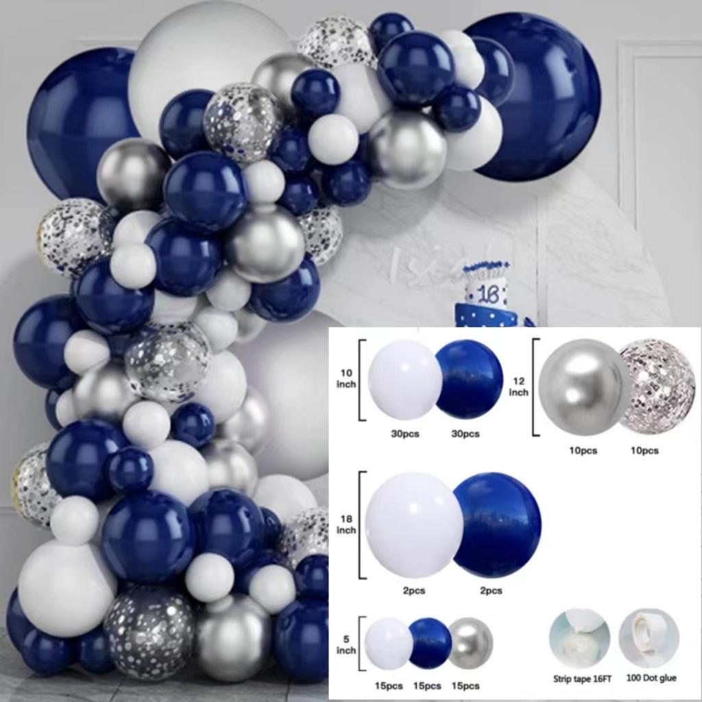 Vintage Balloon Chain Birthday Party Balloon Package Wedding Wedding Arrangement Latex Balloon Chain Set