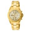 Invicta Pro Diver Quartz Watch, 43.5mm Case, Gold Stainless Steel Strap, Champagne Dial, 1774, Men's, Officially Imported