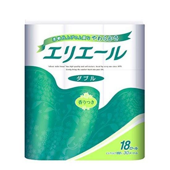 Erielle Toilet Paper 30m18 Rolls Double 100 Pulp Relaxing Scent