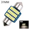 Car Reading Light Trunk Light 1PCS.31MM Aluminum Dome Light