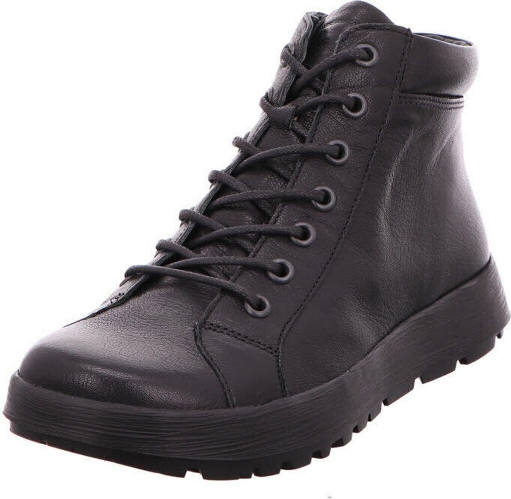 Think COMODA Stiefel mit Reißverschluss und Schnürsenkeln schwarz