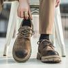 Wysokiej Jakości Klasyczny Brytyjski Street Style Prawdziwa Skóra Buty Robocze Dla Mężczyzn Żółte Hombre Nastolatki Codzienne Casualowe Buty Eleganckie
