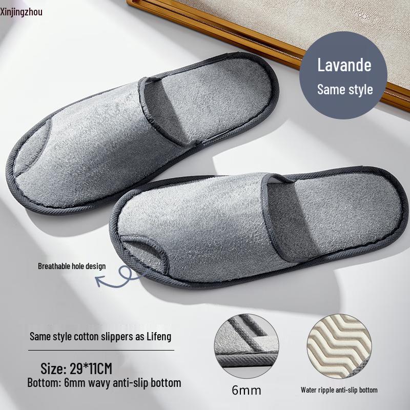 High-Grade Disposable Anti-Slip Slippers (50 Pairs)