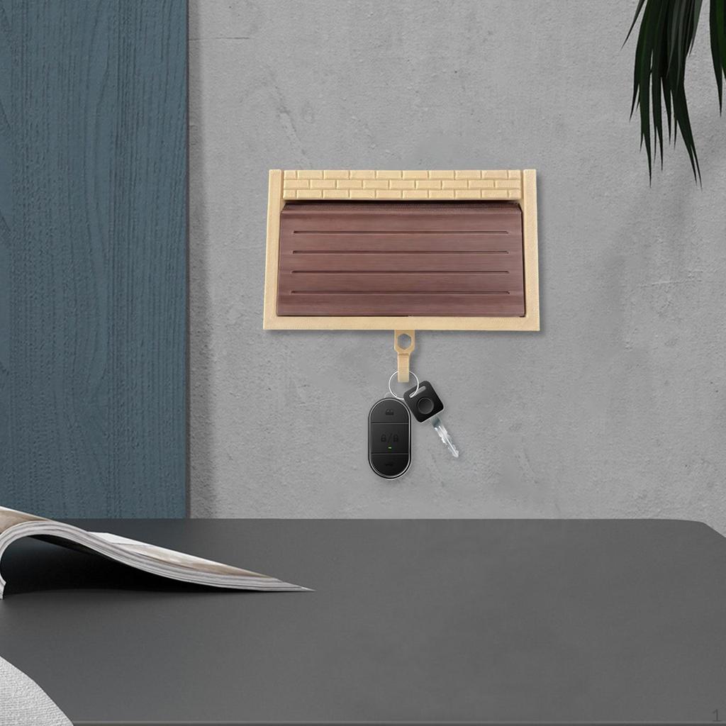 Car Garage Key Holder with Opening Door Keychain 3D Printed Opener Keys Rack for Entryway