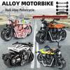 Alloy Motorcycle Model Toy: Car Ornament & Gift for Kids