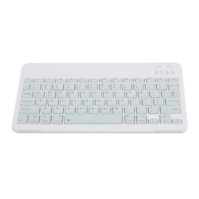 10inch Wireless BT Keyboard Threesystem Universal Colorful Rechargeable BT Keyboard Mobilephone