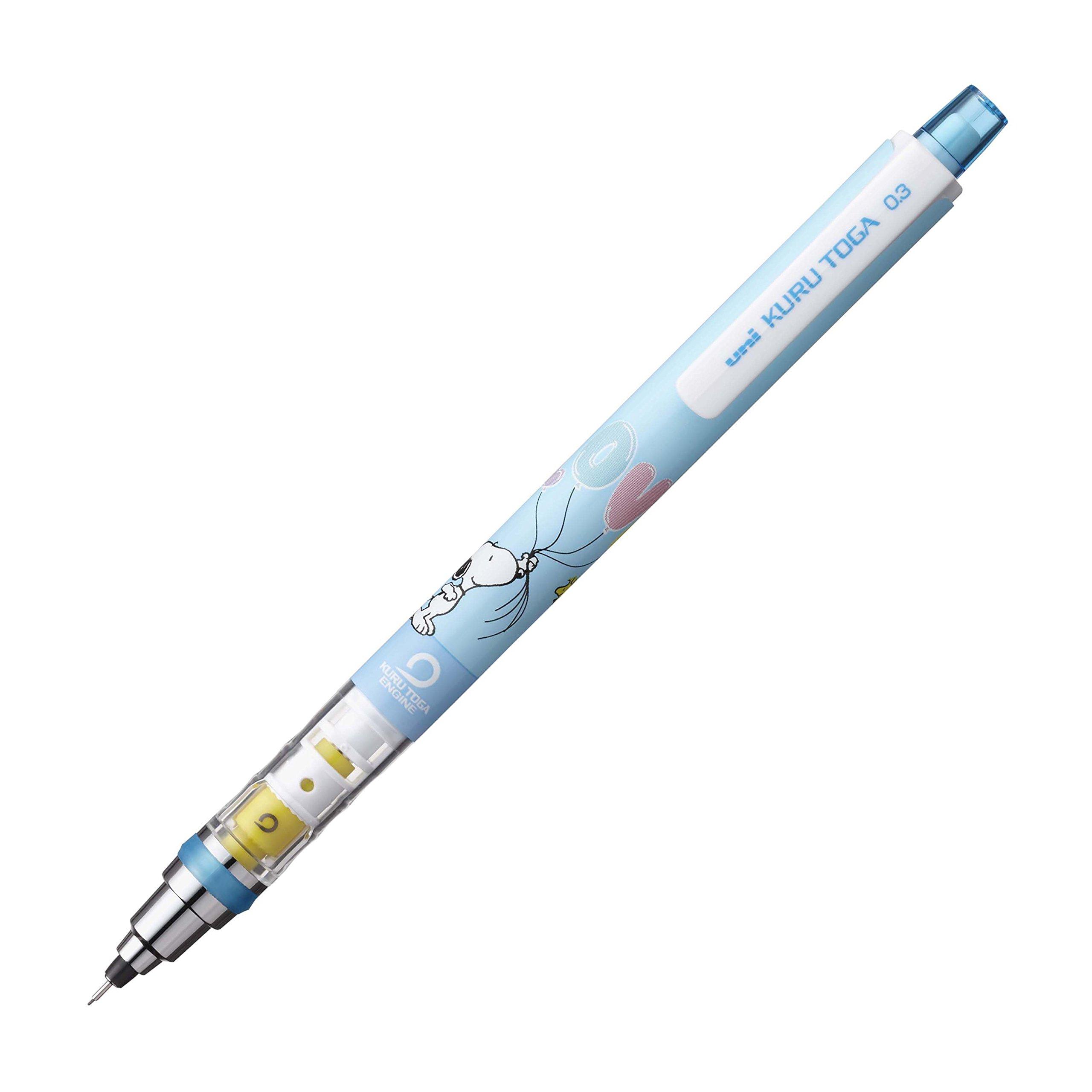 Mitsubishi Pencil Snoopy Mechanical Pencil Uni Kuru Toga Standard Model Balloon 0.3mm