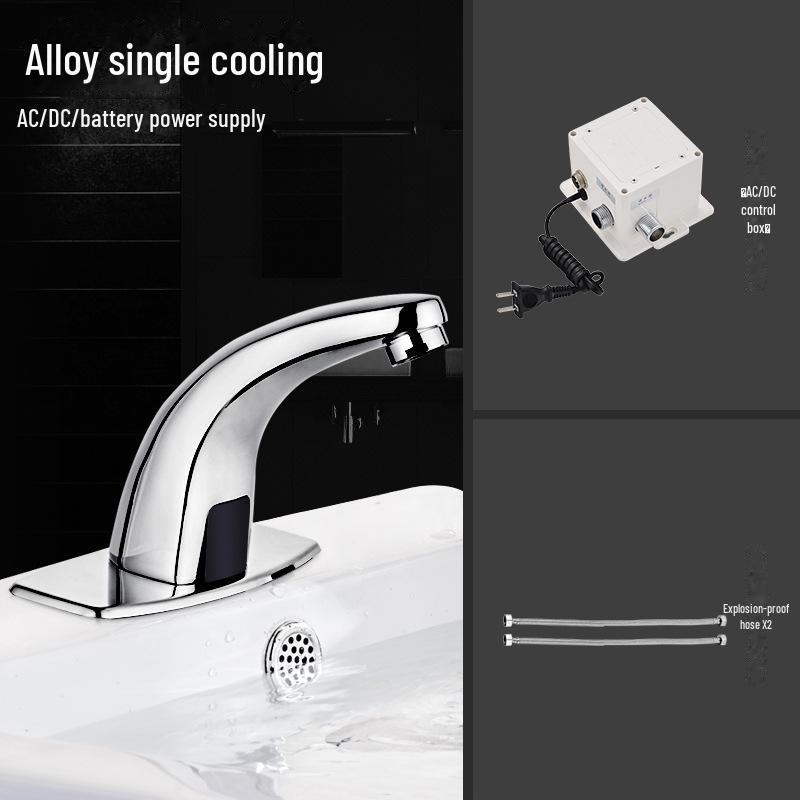 Smart Automatic Infrared Dual-Temperature Faucet for Hands-Free Washing