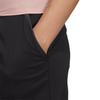 Adidas Knitted Sweatpants Women's Black Moderate Straight Fit Pants H64650