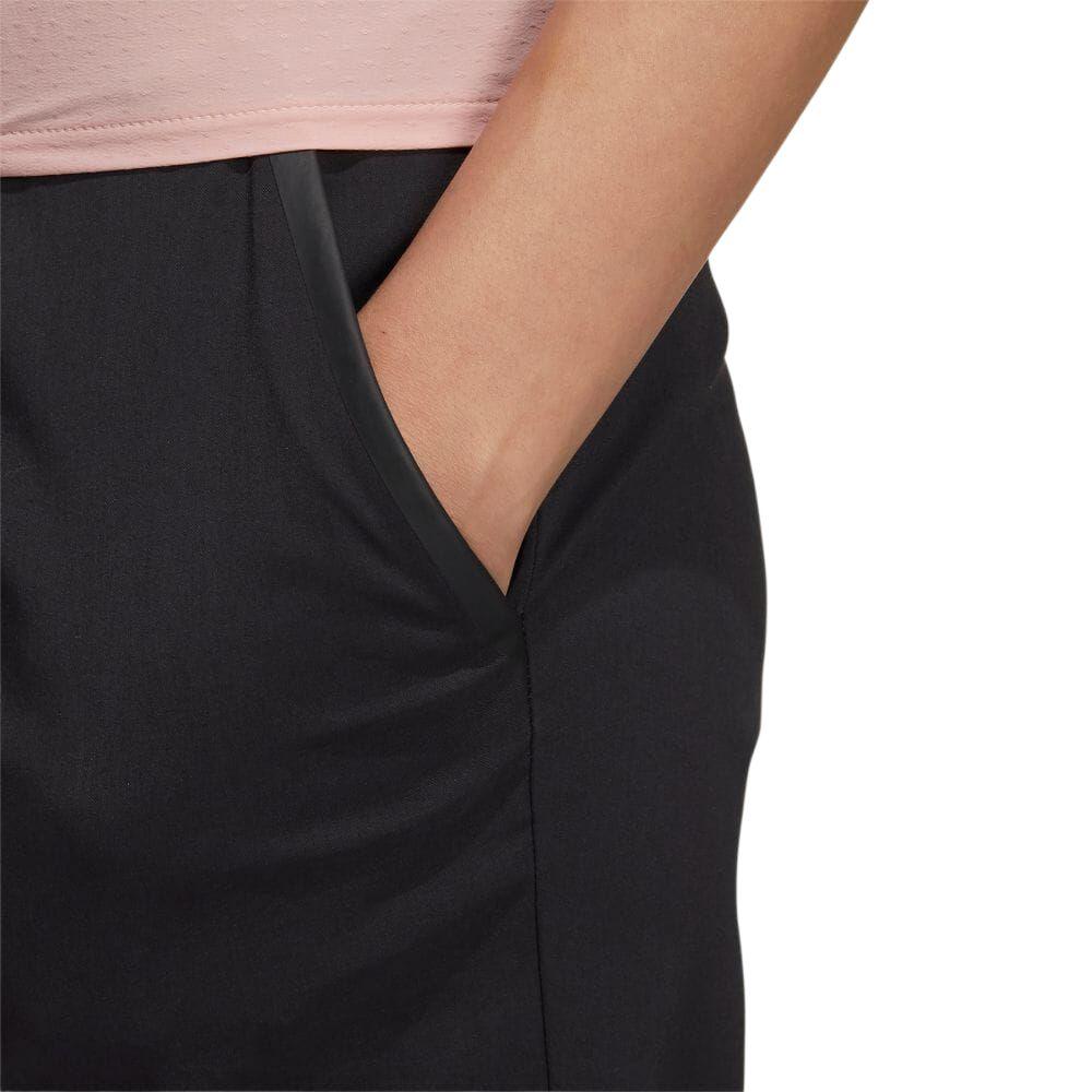 Adidas Knitted Sweatpants Women's Black Moderate Straight Fit Pants H64650