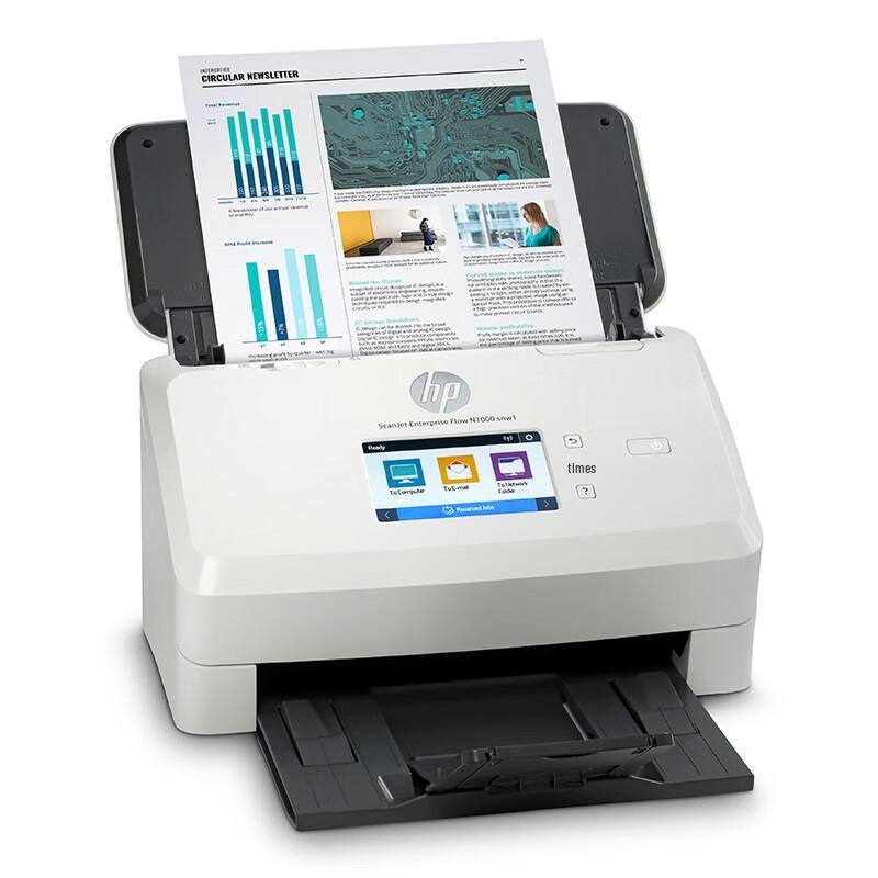 HP ScanJet Enterprise Flow 7000 snw1 High-Speed A4 Document Scanner CN plug (adapter included)