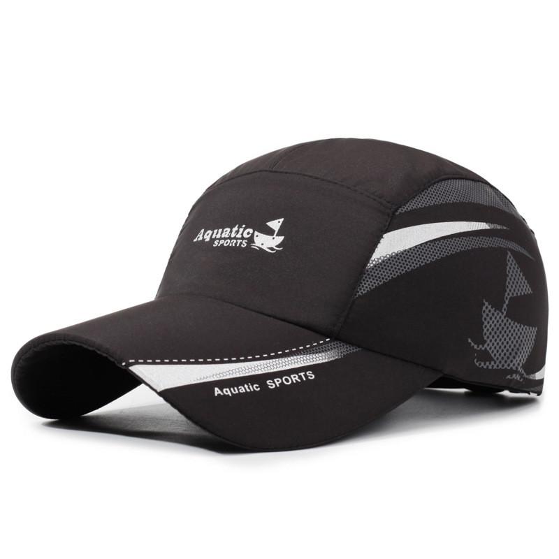 Summer Cap Baseball With Letter Printing And Mesh Breathable Design For Daily