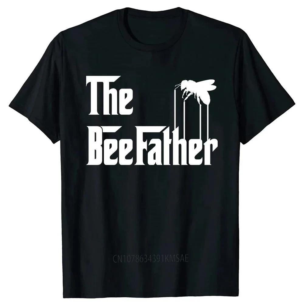 Funny Bee The BeeFather T Shirt Beekeeping Beekeeper Graphic Cotton Streetwear Short Sleeve Gifts Bee Lover T-shirt Men