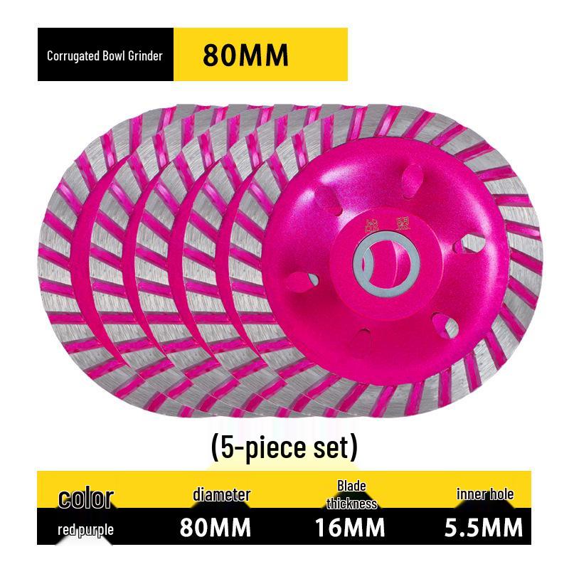 Diamond Grinding Disc for Angle Grinders - Marble, Stone, Concrete, and Cement Edging and Sanding Wheel