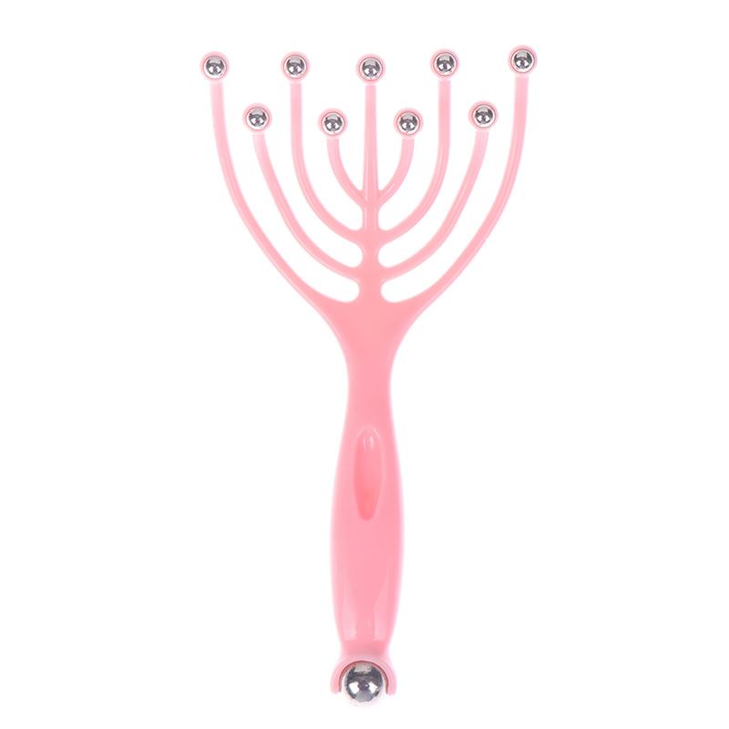 Nine Claw Head Massager Head Relax Octopus Shape Scalp Relax Deep Massage Comb