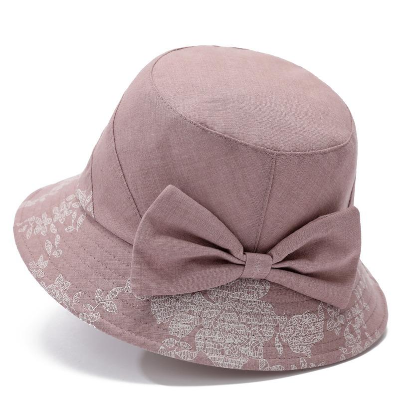 Hat women spring summer sun protection visor cloth hat spring autumn grandma thin basin hat bucket hat
