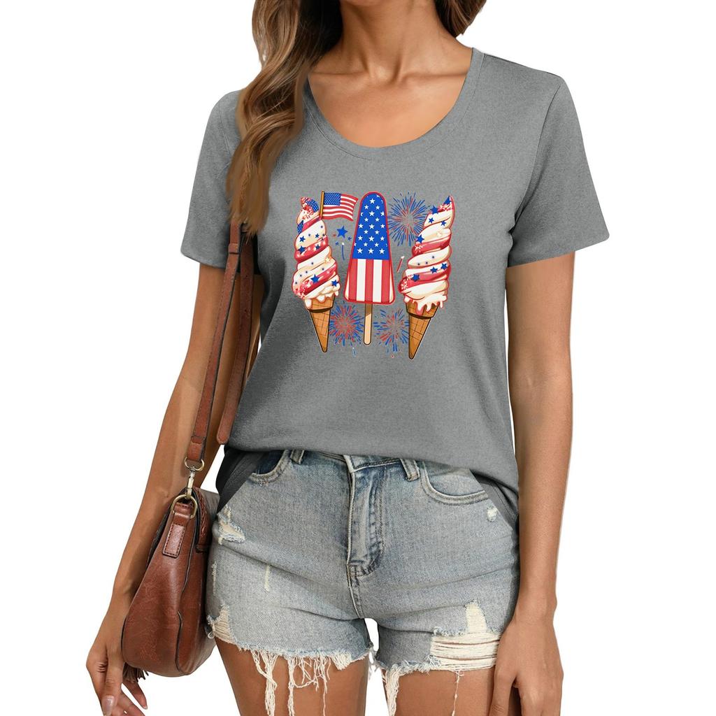 T Shirts Short Sleeve Tees For Women Fashion Tops Lightweight Soft Casual Summer Outfits Clothes