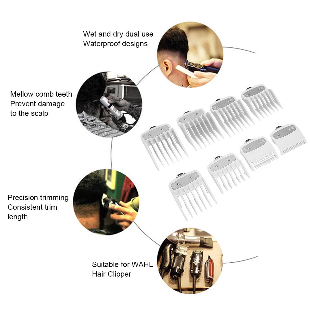 8pcs Haircut Positioning Comb Limit Comb Replacement Caliper for WAHL Hair Clipper