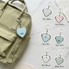 Acrylic Panel Keychain Heart Shaped Key Ring Durable Keychain Pendant  Daily Carry