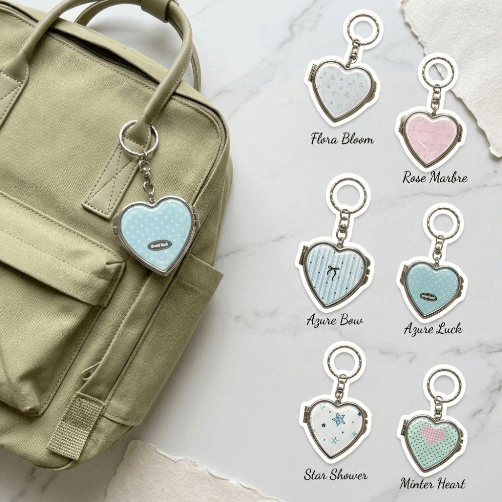 Acrylic Panel Keychain Heart Shaped Key Ring Durable Keychain Pendant  Daily Carry
