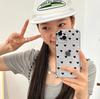 Love Heart Pattern Shockproof Phone Case For iPhone 16 Pro 15 14 13 12 11 17 Pro Max 7 8 Plus XS Silicone Transparent Soft Funda