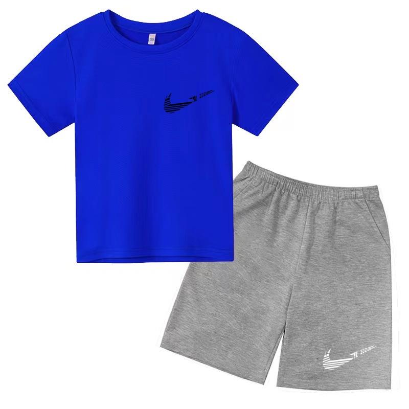 Kinder Sommer Neues Kurzarm-T-Shirt+Shorts 2-teiliges Trainingsanzug Set Junge Mädchen Geburtstagsgeschenk 3-12 Jahre Kleidung Lässig Mode Jogginganzug