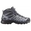 SALOMON X Ultra Pioneer Mid Gtx Lace-Up Slip-Resistant Durable Mid-Top Outdoor Functional Shoes Unisex Shoes Blue Black 471705