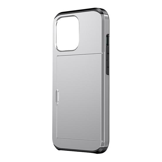 

Чехол для телефона противоударная конструкция, прочный трехслойный корпус для ПК, защита для телефона 13 iPhone Mini/13/13 Pro/13Pro for iPhone 13 Pro Max светло-серый