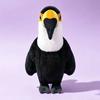 22/35cm Simulation Lifelike Birds Flamingo Plush Doll Stuffed Animal Soft Toucan Baby Appease Toys Funny for Kids Gift Decor
