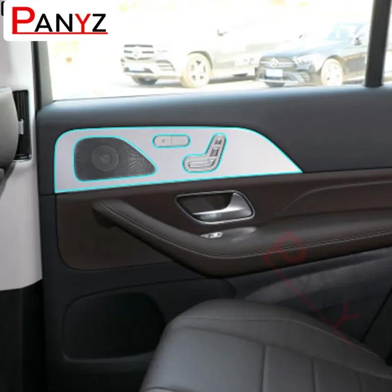 Car Interior Central Console Gear Dashboard Navigation Protective Film for Mercedes Benz GLS Class X167   GLS63 AMG