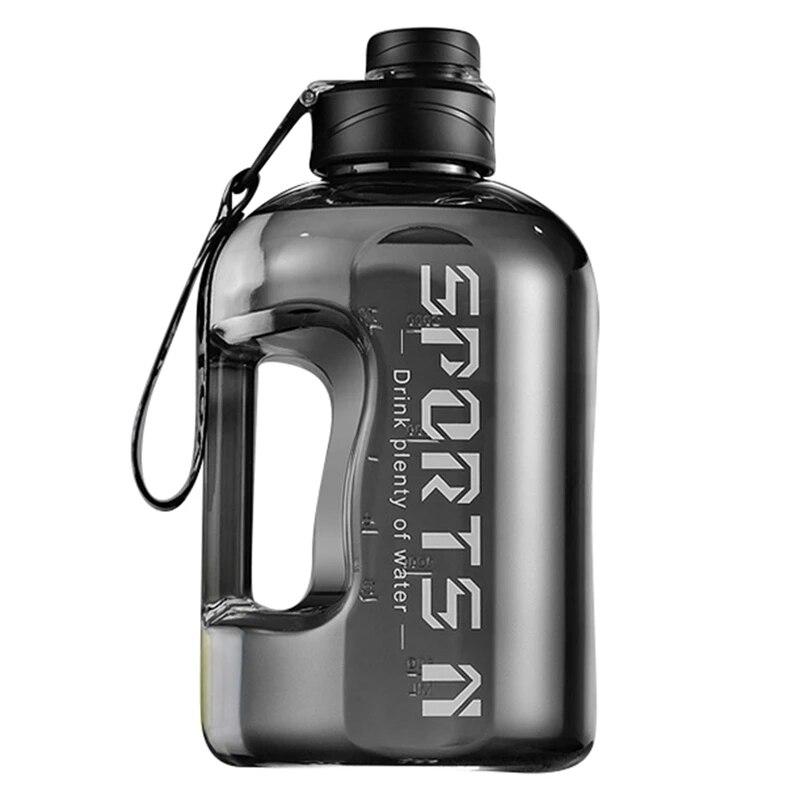 1.7/2.7L içme suyu şişesi Bpa ücretsiz plastik su bardağı taşınabilir yeniden kullanılabilir Flip Top spor su şişeleri açık kamp için