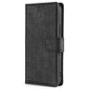 For TCL 505 Phone Case Crocodile Texture Skin-Touch Leather Cover with Wallet