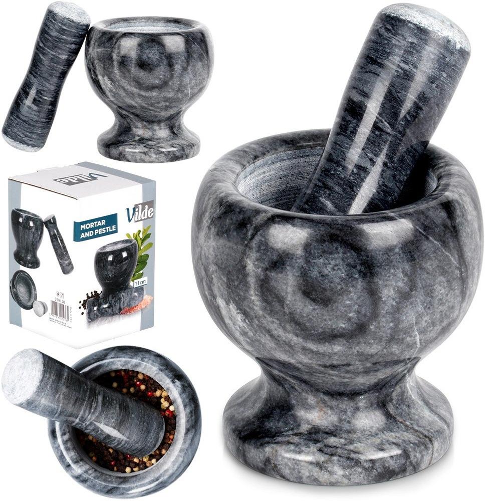 Black metal pot stand RADKA 22.5 cm