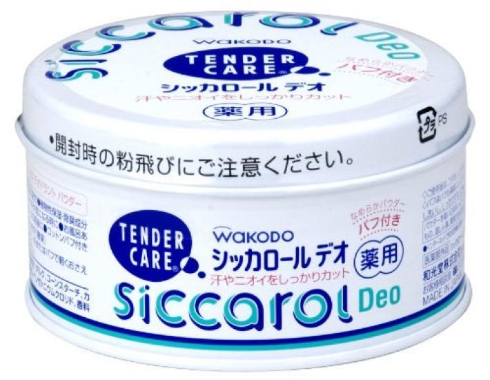 

Siccarol Deo с пуховкой 140 г x 6 шт.